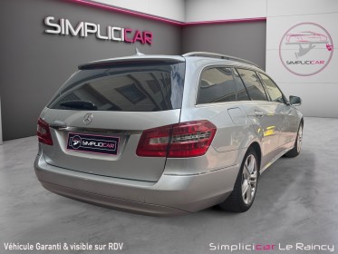 Mercedes classe e break 220 cdi blueefficiency avantgarde executive  a occasion le raincy (93) simplicicar simplicibike france