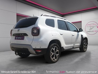 Dacia duster blue dci 115 4x2 prestige/attelage/camera 360°/barre de toit/garantie/carplay android/ occasion simplicicar...