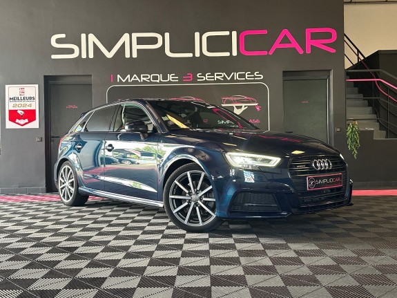 Audi a3 sportback 2.0 tfsi 190 s tronic 7 quattro s line garantie 12 mois occasion  simplicicar aix les bains simplicicar...