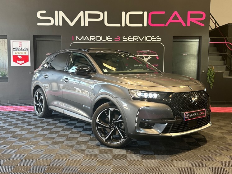 Ds ds7 crossback hybride e-tense 300 eat8 4x4 louvre garantie 12 mois occasion  simplicicar aix les bains simplicicar...