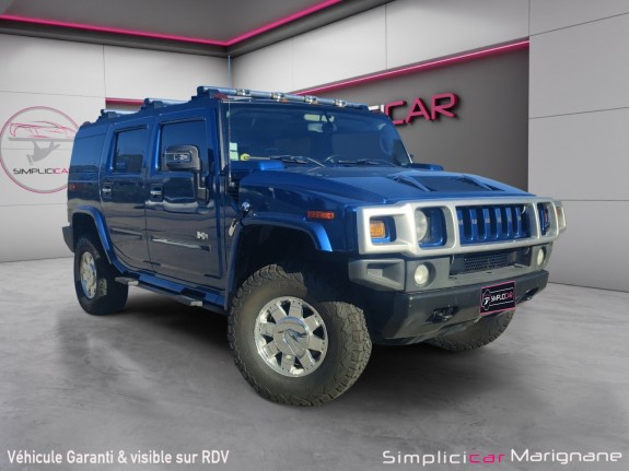 Hummer h2 pacific blue 530cv occasion simplicicar marignane  simplicicar simplicibike france