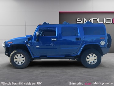 Hummer h2 pacific blue 530cv occasion simplicicar marignane  simplicicar simplicibike france