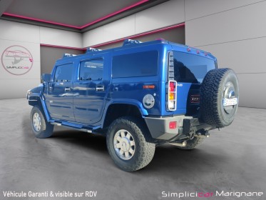 Hummer h2 pacific blue 530cv occasion simplicicar marignane  simplicicar simplicibike france