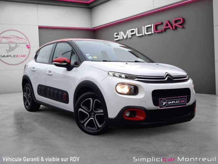 Citroen c3 c3 bluehdi 100 ss feel business occasion montreuil (porte de vincennes)(75) simplicicar simplicibike france