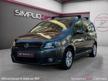 Volkswagen touran 1.6 tdi 105 fap life bluemotion occasion cannes (06) simplicicar simplicibike france