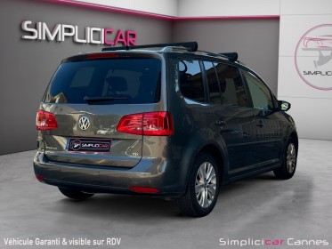 Volkswagen touran 1.6 tdi 105 fap life bluemotion occasion cannes (06) simplicicar simplicibike france