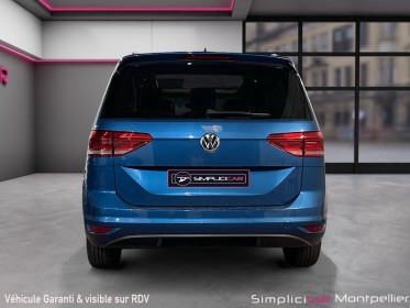 Volkswagen touran 1.6 tdi 115 dsg7 5pl toit ouvrant camera hayon électrique sièges chauffants occasion montpellier (34)...