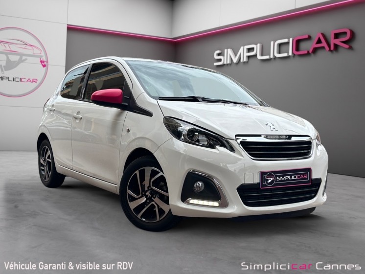 Peugeot 108 1.2 puretech 82ch bvm5 allure occasion cannes (06) simplicicar simplicibike france