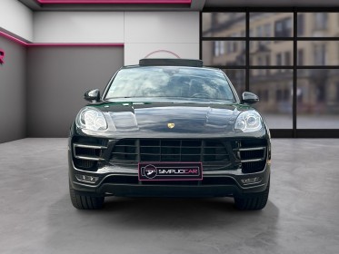 Porsche macan turbo 3.6 v6 400 ch pdk toit ouvrant pano attelage amovible pack chrono et garantie 1an occasion  simplicicar...