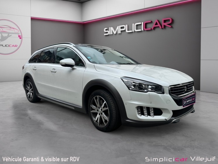 Peugeot 508 rxh 2015 hybride 2.0 hdi 163 cv etg6 toit panoramique, caméra recul, sièges cuir electriques chauffants...