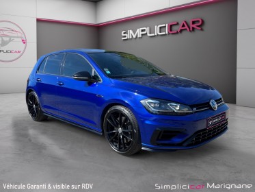 Volkswagen golf r 2.0 tsi 300 bleu lapiz  suivi complet vw, toit ouvrant, virtual cockpit, dynaudio, siÈges cuir chauf......