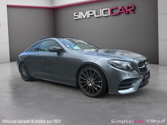 Mercedes classe e coupe 220 d 9g-tronic sportline, camera 360, toit ouvrant, carplay, entretien mercedes, garantie 12...