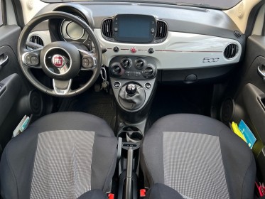 Fiat 500 serie 6 euro 6d 2019 1.2 69 ch eco pack collezione fall toit panoramique apple carplay 1er main - véhicule...