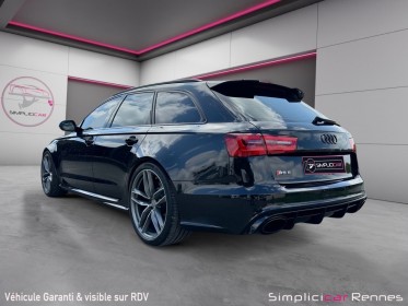 Audi rs6 avant 4.0 tfsi v8 560 ch quattro, entretien complet audi, freins céramique, toit ouvrant, pack dynamique rs plus...