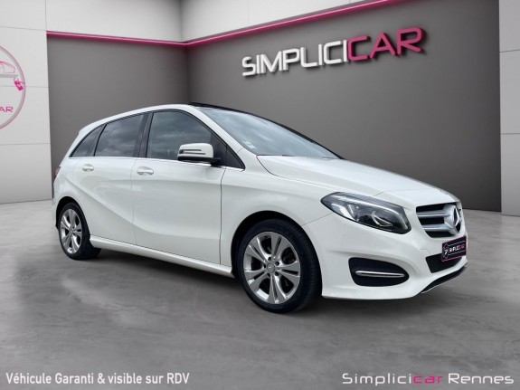 Mercedes classe b classe b 200 cdi 7-g , détecteur de fatigue, toit ouvrant occasion simplicicar rennes simplicicar...