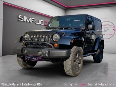 Jeep wrangler 2.8 crd 200 black edition a occasion simplicicar st-maximin simplicicar simplicibike france