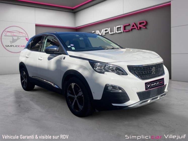 Peugeot 3008 puretech 130ch ss eat8 crossway full option, garantie 12 mois occasion simplicicar villejuif  simplicicar...