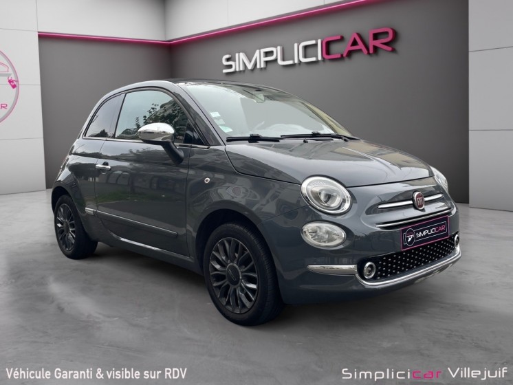 Fiat 500c serie 4 1.2 69 ch lounge, garantie 12 mois occasion simplicicar villejuif  simplicicar simplicibike france