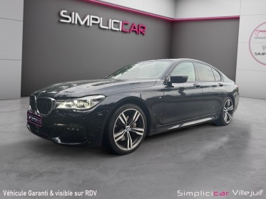 Bmw serie 7 g11/g12 2018 730d 265 ch m sport a, toit ouvrant, caméra 360, siège électrique entretient bmw. occasion...