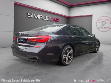 Bmw serie 7 g11/g12 2018 730d 265 ch m sport a, toit ouvrant, caméra 360, siège électrique entretient bmw. occasion...