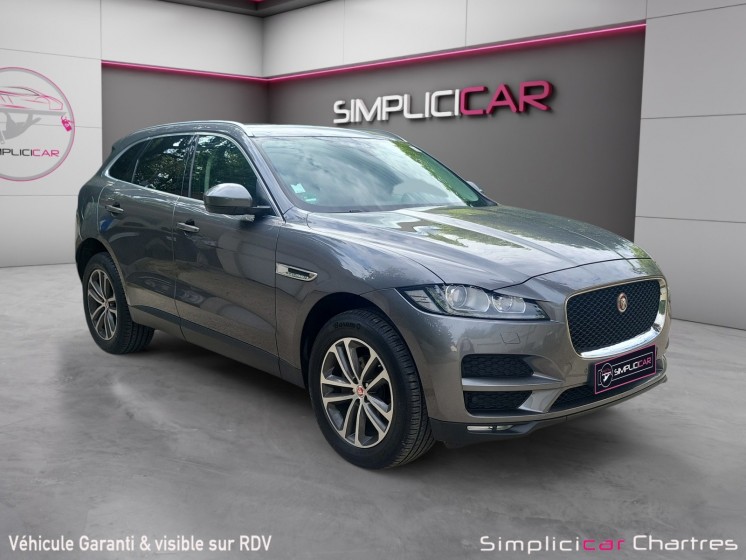 Jaguar f-pace 180 cv  2.0  4x4 portfolio 1ere main tva recuperable occasion simplicicar chartres  simplicicar simplicibike...