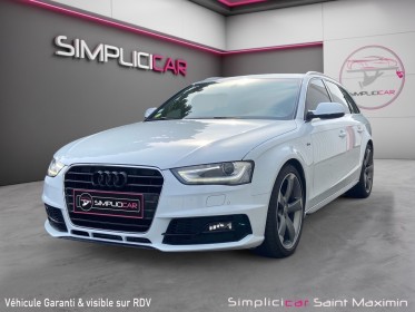 Audi a4 avant 2.0 tdi ultra 150 s tronic 7 s line entretien audi occasion simplicicar st-maximin simplicicar simplicibike...