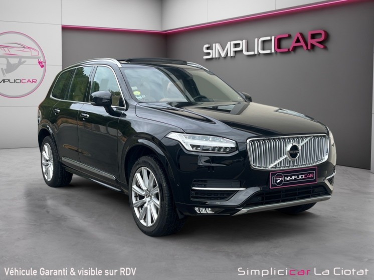 Volvo xc90 d5 awd 225 inscription geartronic a 7pl entretien volvo première main occasion simplicicar la ciotat simplicicar...