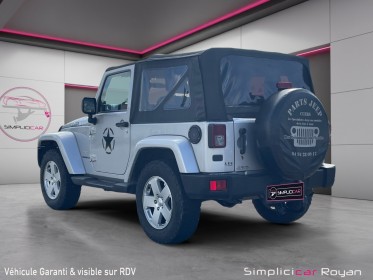 Jeep wrangler 2.8  crd 200cv sahara garantie 1 an occasion simplicicar royan simplicicar simplicibike france