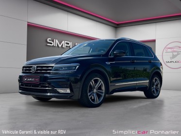 Volkswagen tiguan r line  dsg7 4motion 190ch carat exclusive occasion simplicicar pontarlier simplicicar simplicibike france