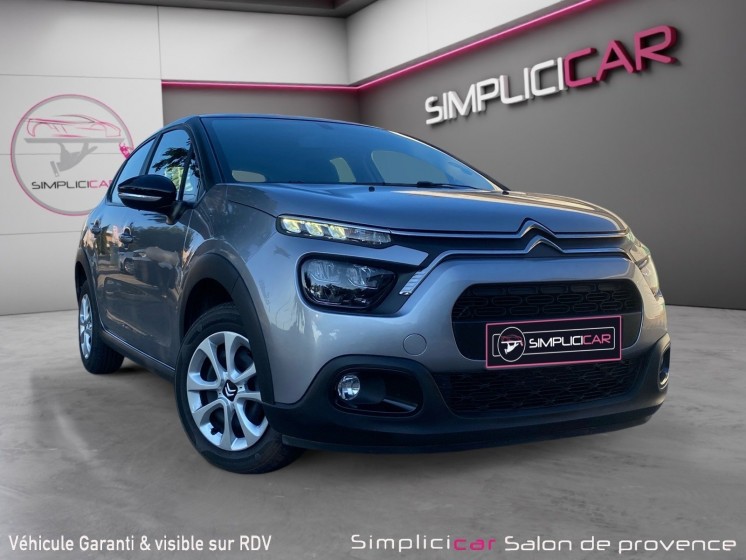 Citroen c3 bluehdi 100 ss bvm6 feel / clim auto / regulateur / navigation / 25.000km occasion simplicicar salon de provence...