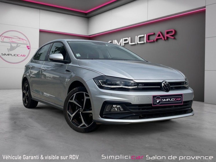 Volkswagen polo 1.0 tsi 110 r-line / carplay / camera / radar av-ar / 1ere main occasion simplicicar salon de provence...