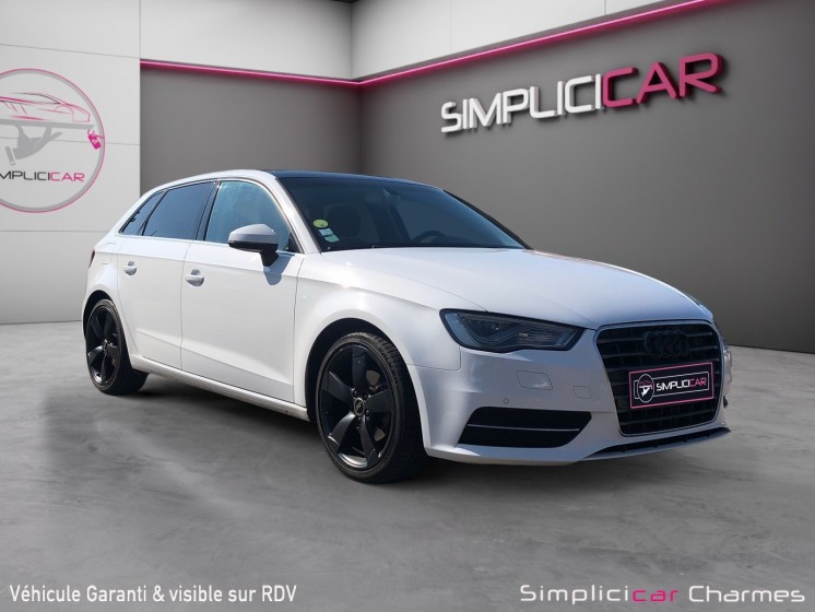 Audi a3 sportback 2.0 tdi 150 ambition luxe s tronic 6 garantie 12 mois toit ouvrant occasion simplicicar charmes simplicicar...