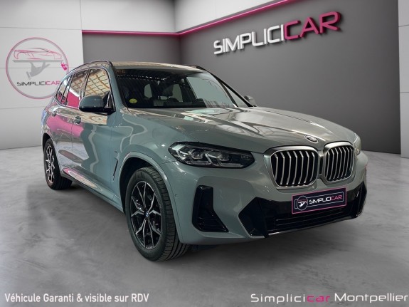 Bmw x3 g01 lci sdrive 18d 150ch bva8 msport carplay camera de recul toit ouvrant attelage electrique occasion montpellier...