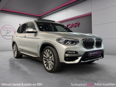 Bmw x3 g01 luxury 20d 190ch xdrive bva8 - toit ouvrant / affichage tÊte haute / camera de recul occasion montpellier (34)...