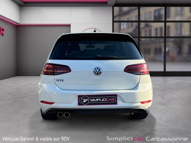 Volkswagen golf hybride rechargeable 1.4 tsi 204 dsg6 gte occasion simplicicar carcassonne simplicicar simplicibike france