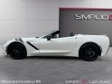 Chevrolet corvette cabriolet c7 6.2 v8 466 ch stingray - garantie 12 mois état neuf occasion simplicicar lyon ouest...