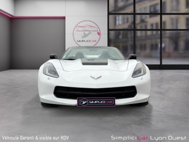 Chevrolet corvette cabriolet c7 6.2 v8 466 ch stingray - garantie 12 mois état neuf occasion simplicicar lyon ouest...