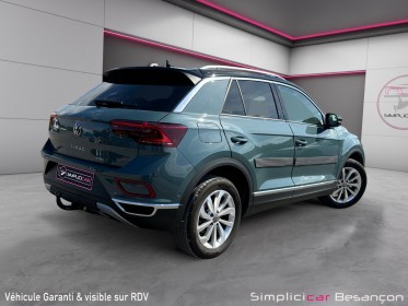 Volkswagen t-roc 1.5 tsi evo 150 start/stop dsg7 style occasion simplicicar besanÇon simplicicar simplicibike france