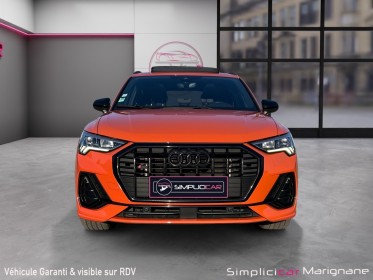 Audi q3 q3 35 tdi 150 ch s tronic 7 s line orange pulse pack black toit ouvrant camera de recul garantie 12 mois occasion...