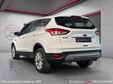 Ford kuga 2.0 tdci 120 ss 4x2 titanium gps radar ar clim bizone occasion montpellier (34) simplicicar simplicibike france