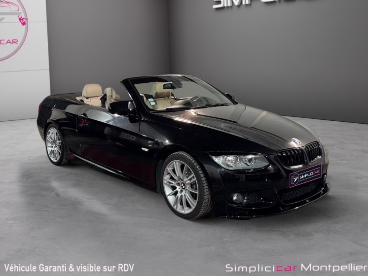 Bmw serie 3 cab e93 lci 330d 245ch sport design a occasion montpellier (34) simplicicar simplicibike france