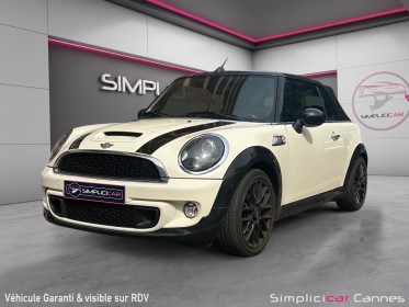 Mini cabriolet r57 184 ch cooper s pack red hot chili a occasion cannes (06) simplicicar simplicibike france