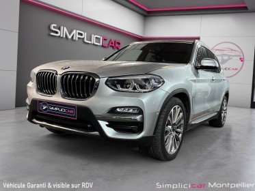 Bmw x3 g01 luxury 20d 190ch xdrive bva8 - affichage tÊte haute toit ouvrant panoramique camera de recul clim bizone occasion...