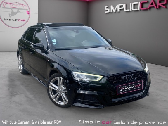 Audi a3 sportback 35 tdi 150 s tronic 7 s line plus/toit ouvrant/carplay android auto/camera radar av ar/financement occasion...