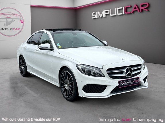 Mercedes classe c 220 d sportline 7g - toit ouvrant panoramique - caméra de recul- pack amg occasion champigny-sur-marne...