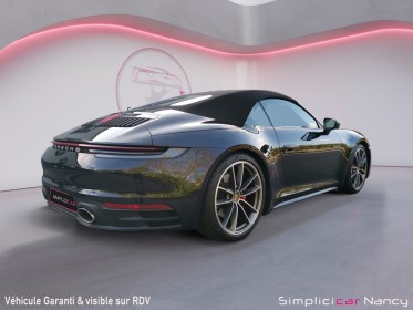 Porsche 911 carrera cabriolet 992 s 3.0i 450ch /pdk/pse/sport/pasm/porsche approved/malus paye occasion simplicicar nancy...