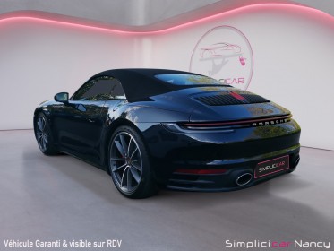 Porsche 911 carrera cabriolet 992 s 3.0i 450ch /pdk/pse/sport/pasm/porsche approved/malus paye occasion simplicicar nancy...