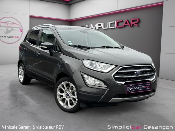 Ford ecosport 1.0 ecoboost 125ch ss bvm6 titanium occasion simplicicar besanÇon simplicicar simplicibike france