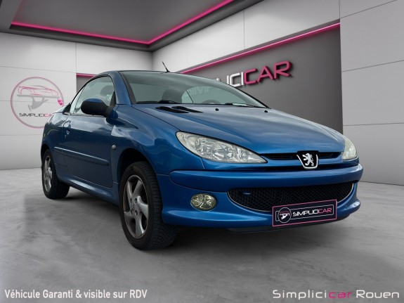 Peugeot 206 cc 1.6i 16v occasion simplicicar rouen simplicicar simplicibike france