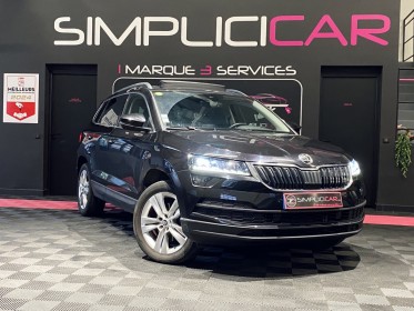 Skoda karoq 2.0 tdi 150 ch scr 4x4 style - toit ouvrant - sieges sport -  garantie 12 mois occasion  simplicicar aix les...